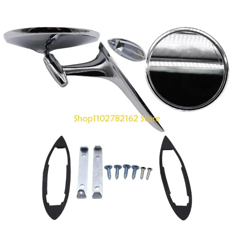 

547B Car Exteriors Wing Door Side Rearview Glass Outside Door Rearview Glass Assembly for 64-65 63-65 Corvair