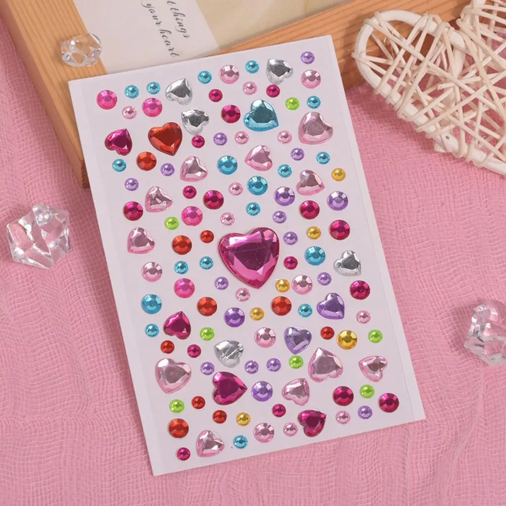 Fashion 3D Face Jewelry Stickers Mixed Colorful Rhinestone Stickers Pearls Eyes Shadow Crystal Eyeliner Diamond Decals Party