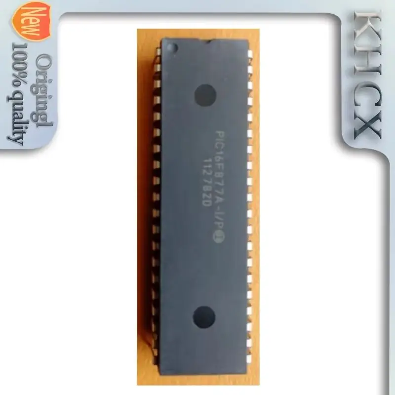 2PCS~10PCS/LOT PIC16F877A-I/P DIP-40 New original Free Shipping