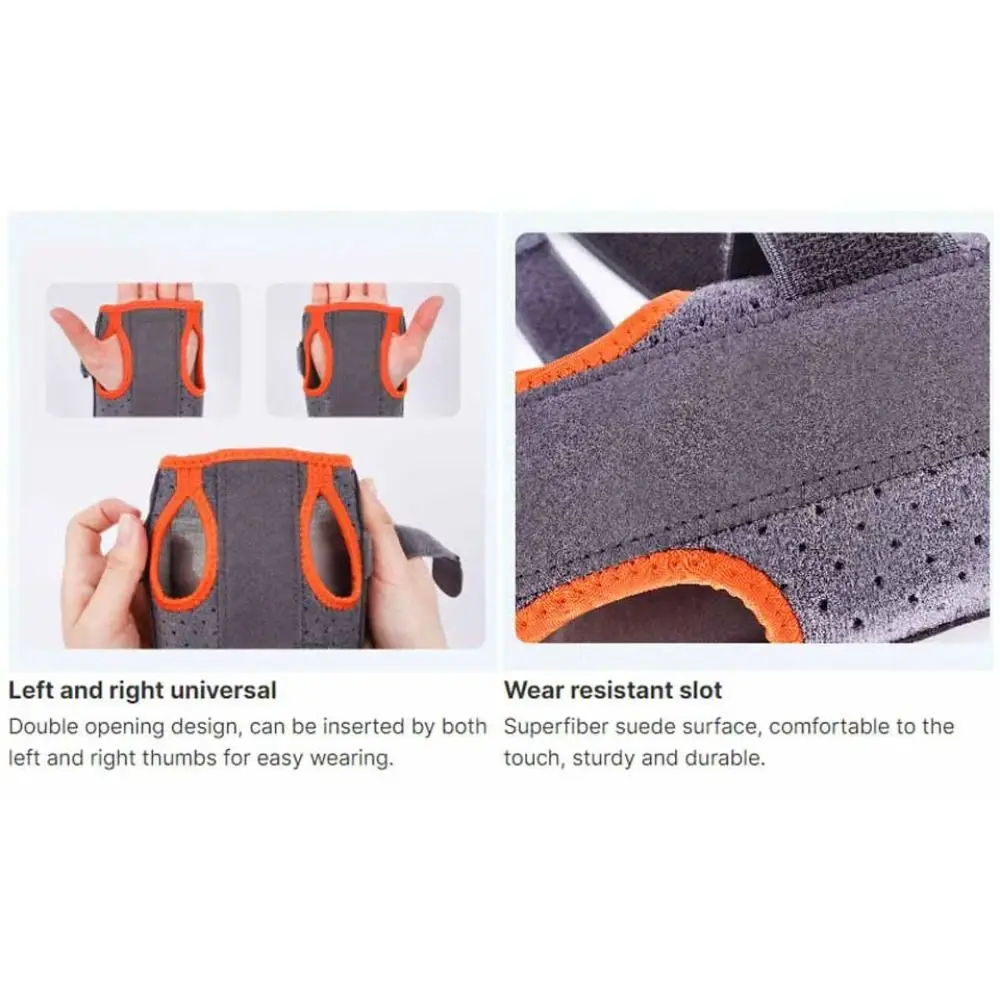 New Nylon Polyester Wrist Brace Carpal Orange Grey Fracture Tunnel Protector Wrist Support Men Women