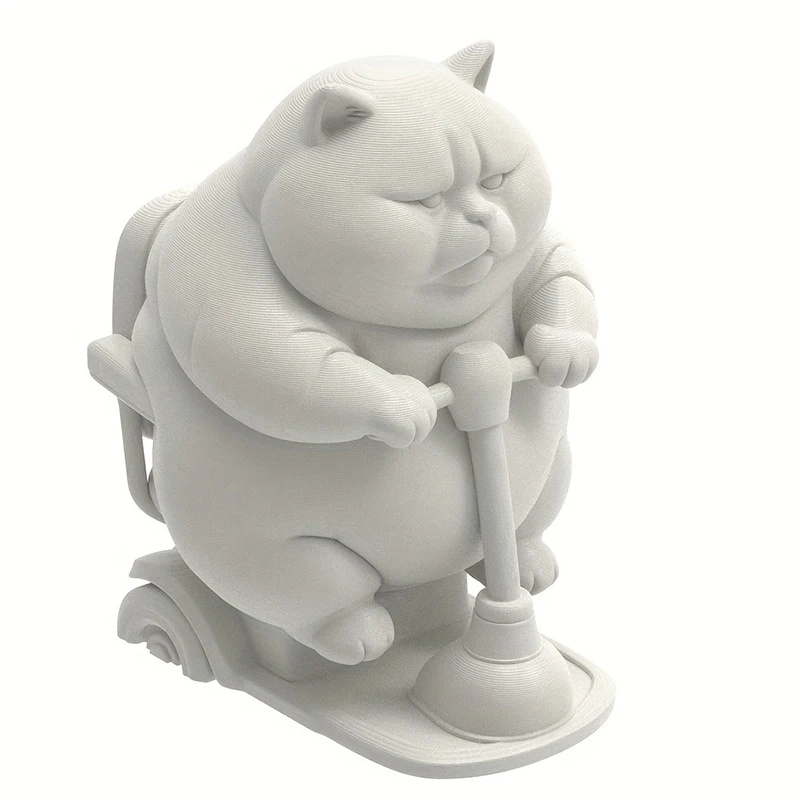 

Elegant and Quirky Chubby Cat Statue Ornament Riding An Electric Bike Ornament for Couples and Girlfriends Sculpture Decor