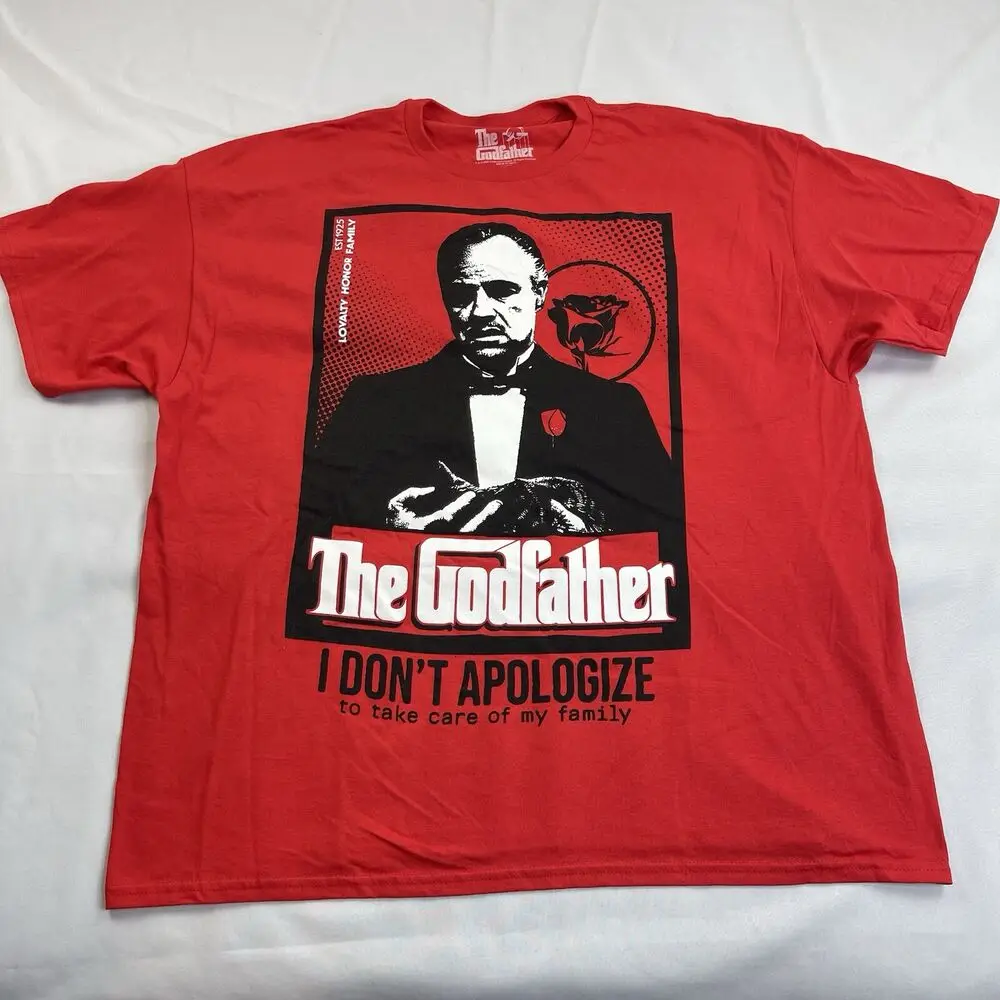 The Godfather Don Corleone I Don't Apologize Graphic T-Shirt Adult Size 2X-Large