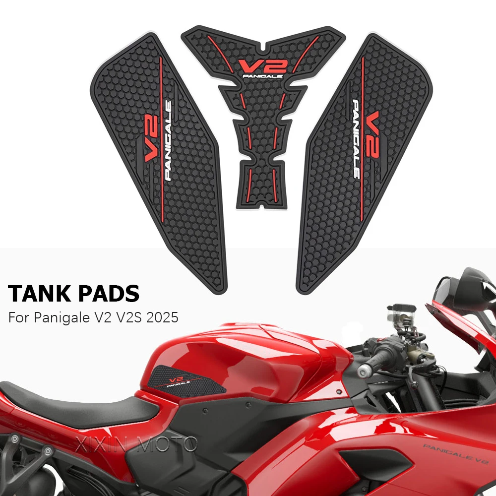 For Ducati Panigale V2 S 2025 2026 Motorcycle Fuel Tank Sticker Rubber Non-slip Sticker Panigale V2 V2S
