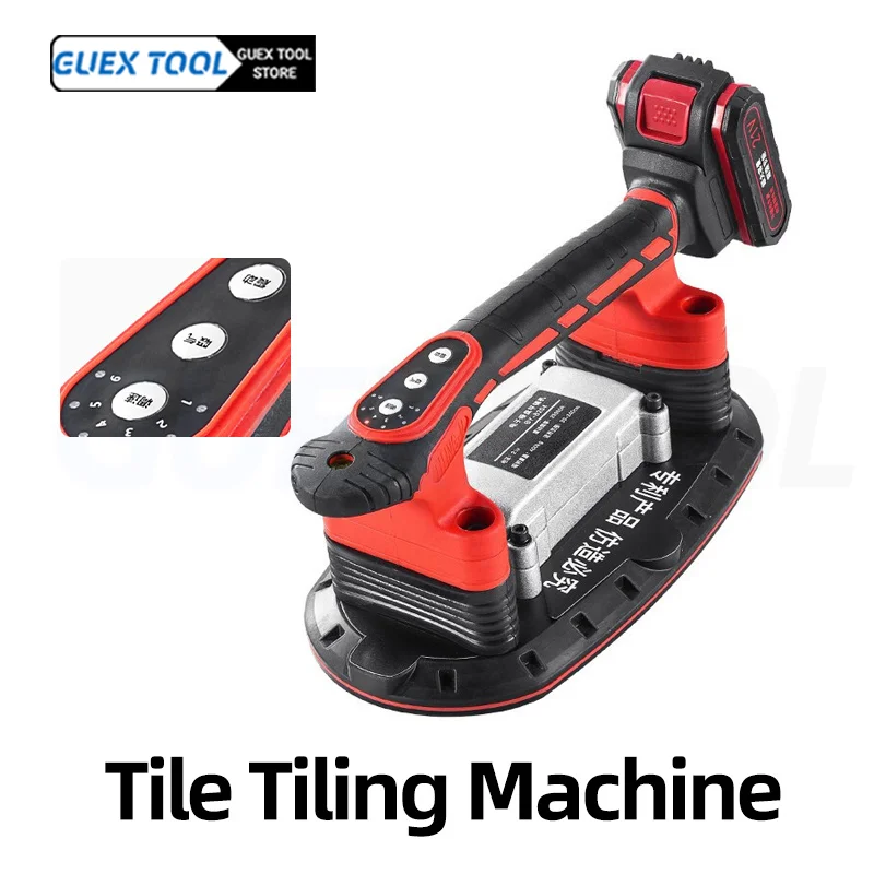 

21V Electric Suction Cup Tile Laying Machine High Power 2800R Tiling Machine Tile Suction Cup Tile vibration leveling Tools