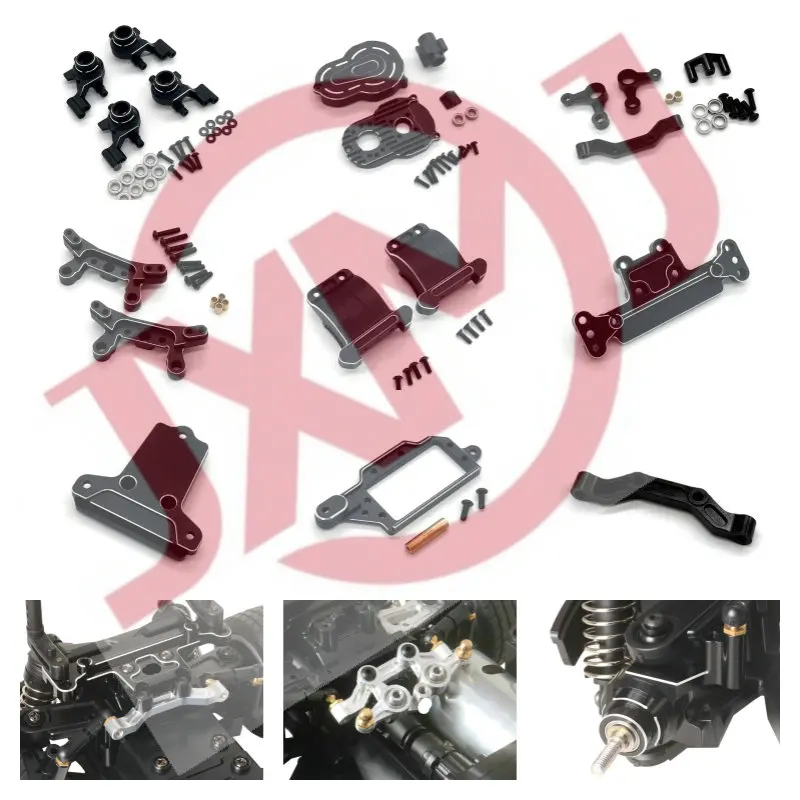 JXMJ Metal Accessories Tamiya 1/10 MB01 58748 BT01 58740 58746 58733 Remote Control Vehicle Parts Collection