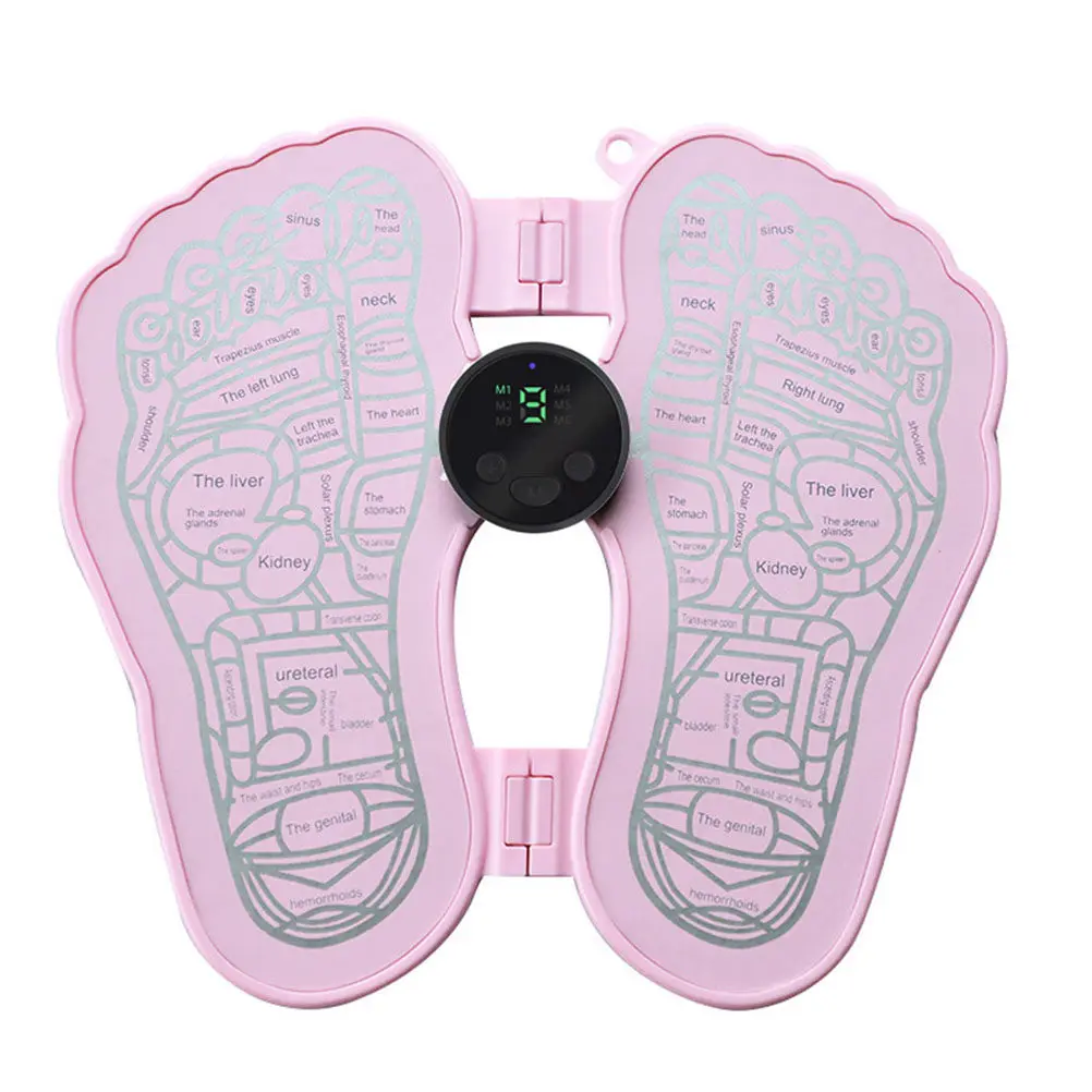 

Портативный электрический массажер для ног 1Set Foot Massage Pad: аппарат для глубокой терапии стоп, снимает усталость и напряжение, для домашнего использования