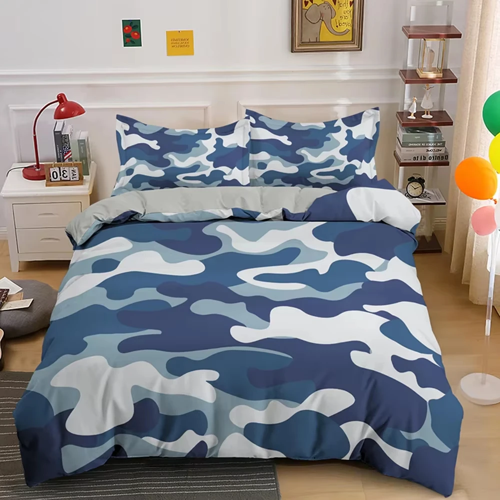 Ripple Print Bedding Set Duvet Cover Set 3 Pcs Comforter Cover Bed Set 200X200 200X220 200X230 230X230CM