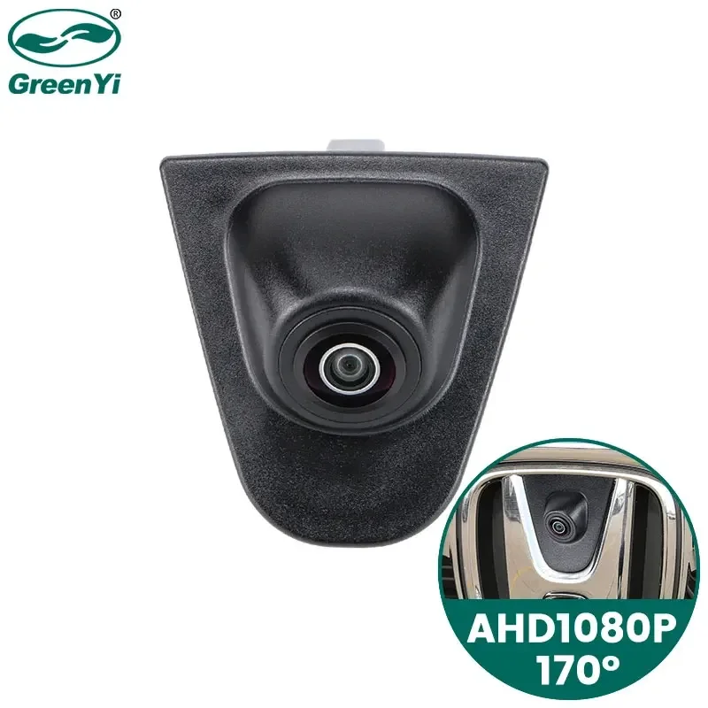 GreenYi AHD 1080P 170° Car Front View Camera For Honda Fit CRV Accord Civic City 2006 2011 XR-V Odyssey Spirior Crosstour