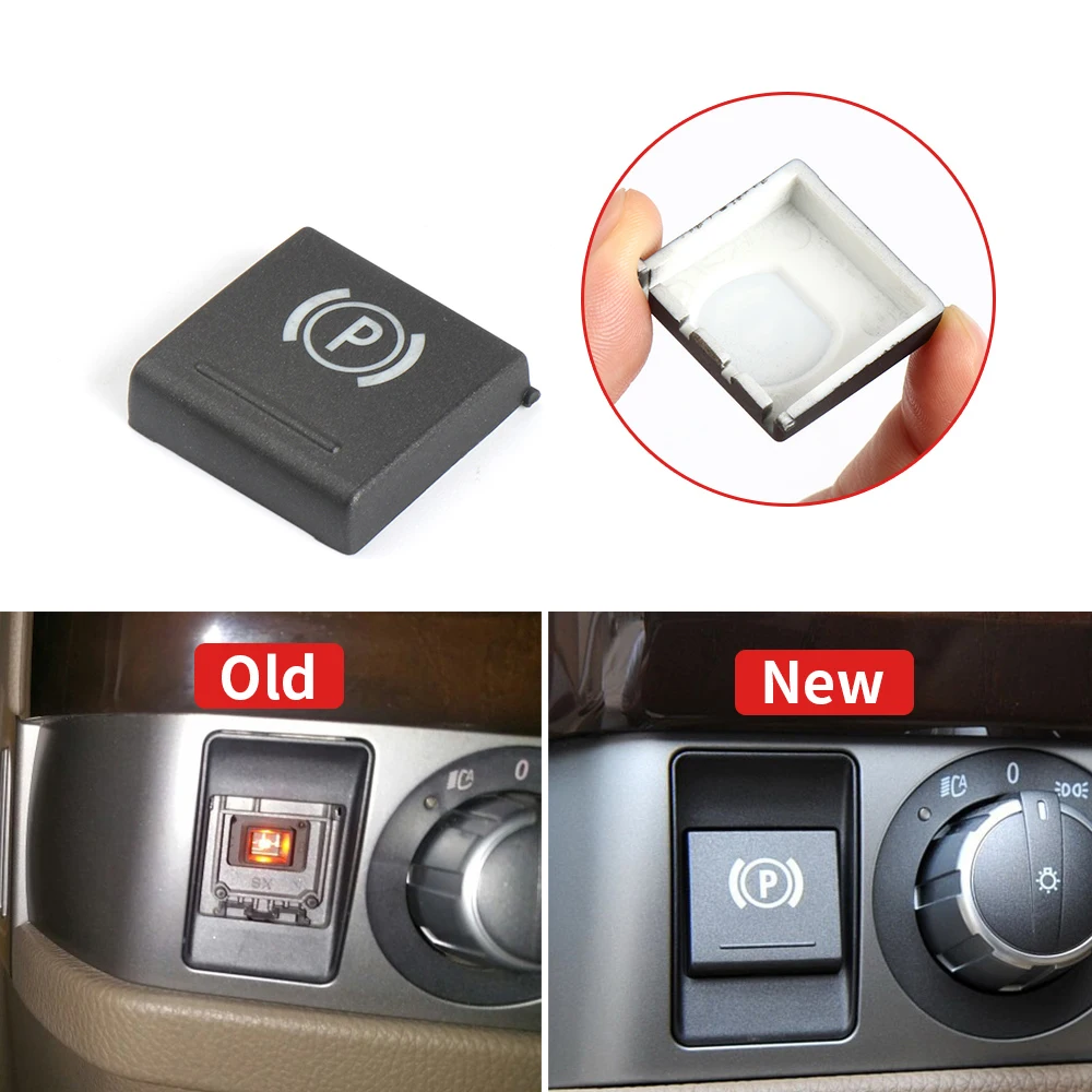 Car Electronic Handbrake Parking Brake Switch For BMW 7 Series E66 E65 730Li 745Li 04-08 Auto P Button Switch Cover 61316949933