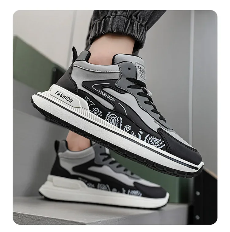 Fipatbu, zapatillas de Skate de estilo chino de alta calidad a la moda para hombre, zapatillas cómodas y elegantes para monopatín, zapatillas para correr en carretera y caminar