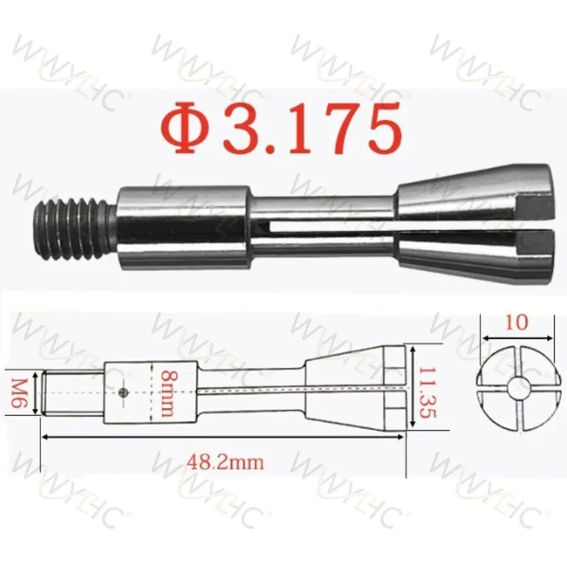 Suitable for 263504 Chuck PCB Electric Spindle Drilling, Forming, Carving and Precision Carving Machine DGZ-60E Cylinder Clamp 5