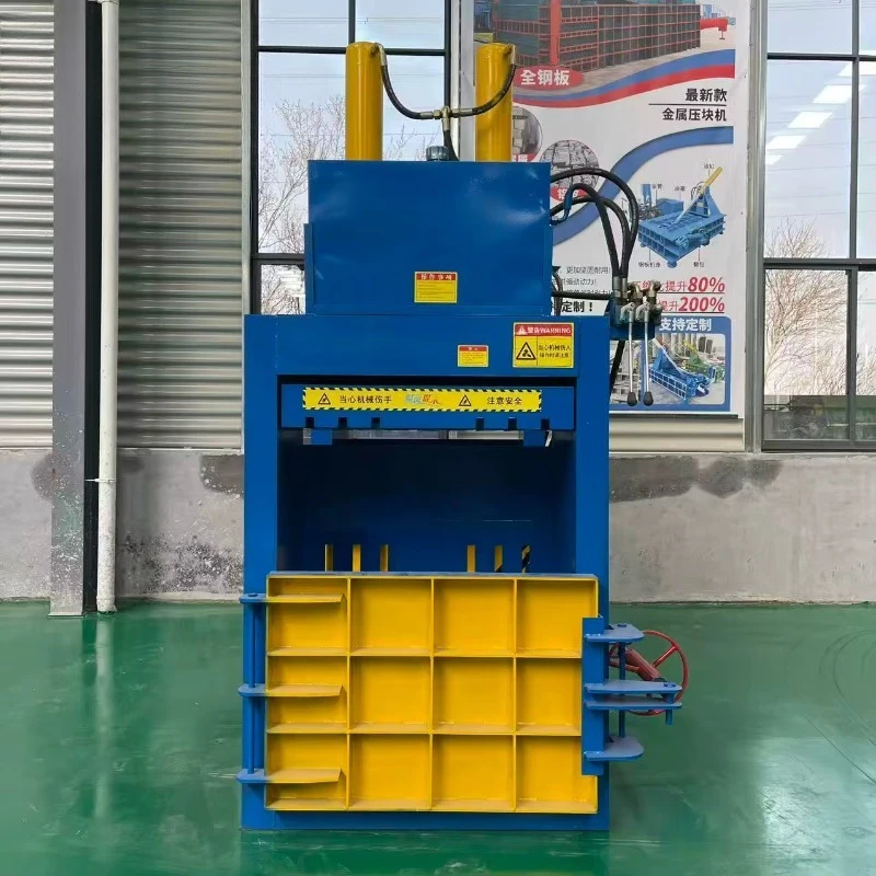 Factory Direct Vertical Baler Compactor 20 Ton Energy Saving with PLC System for Cardboard Plastic Aluminum Can Scrap