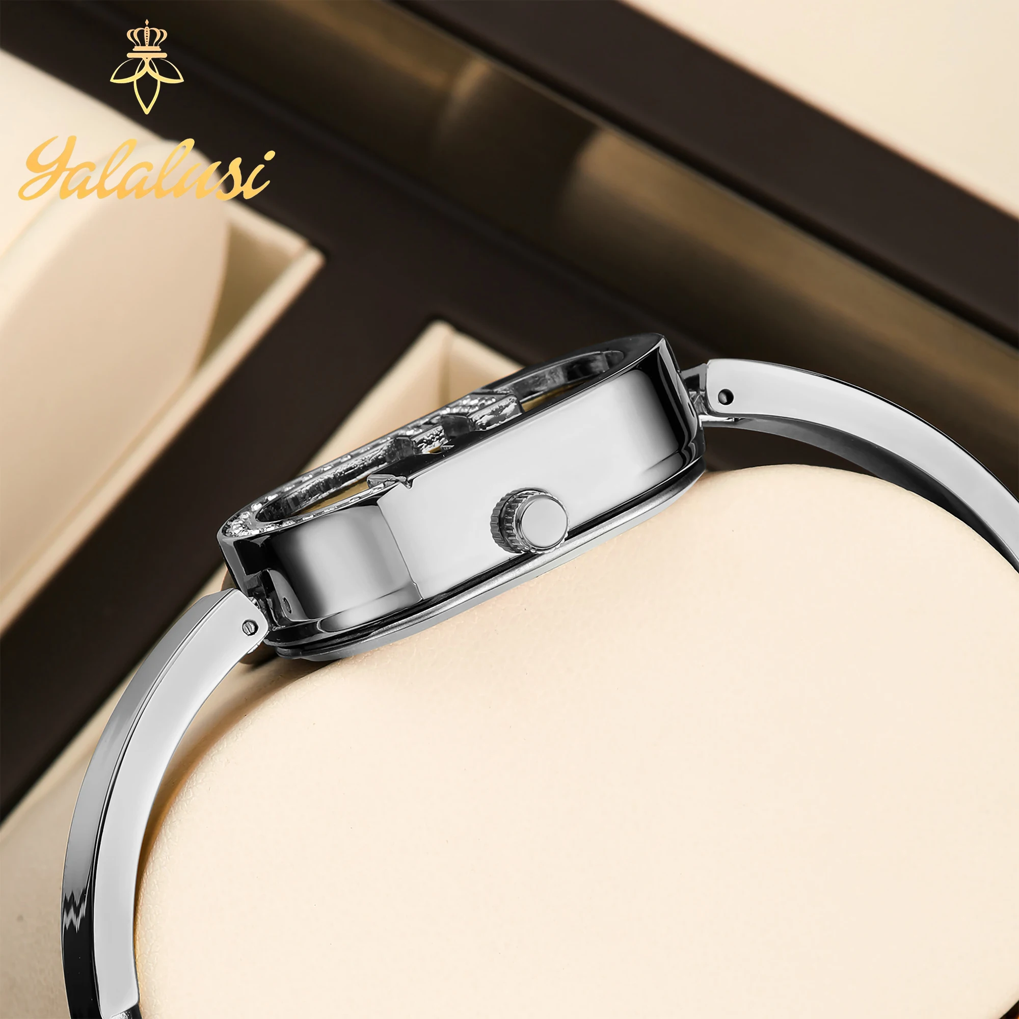 YaLaLuSi 1 Luxury Custom-Style Women's Quartz Watch Fashion Rhinestones Elegant Style Women's Watch Watch Box Women's Gift