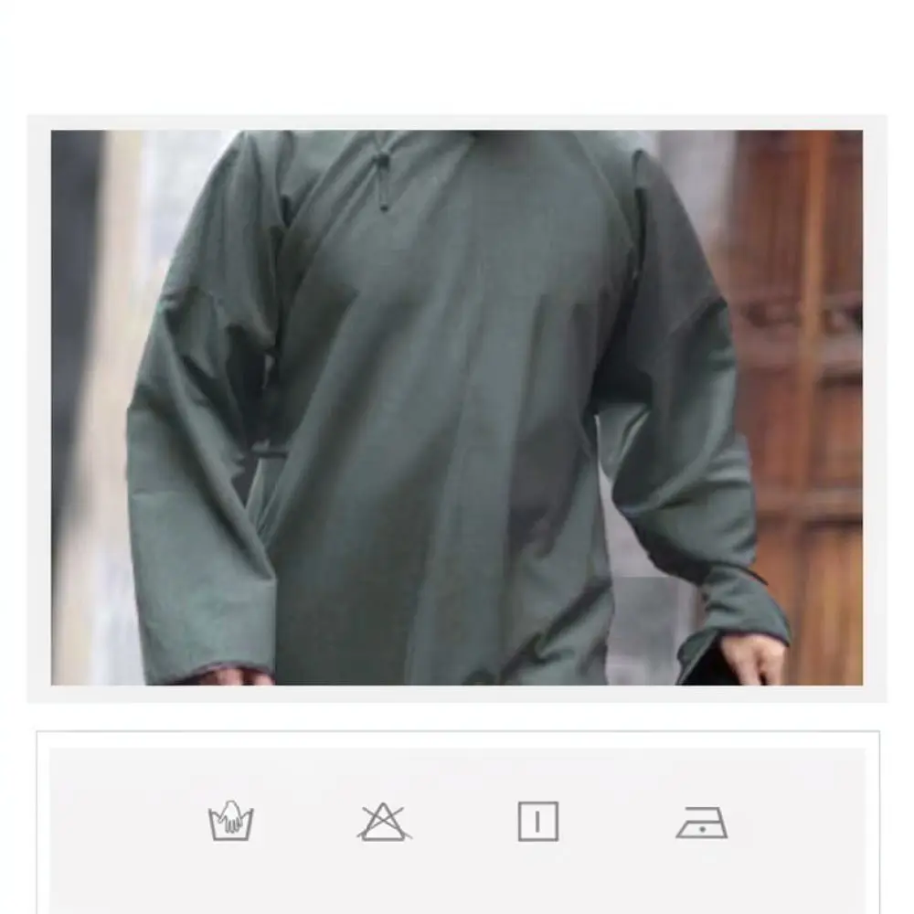 Mens Chinese Traditional Long Robe Vintage Republic Style Stage Performance Costume Retro Tang Suit Teacher Cosplay Outfit