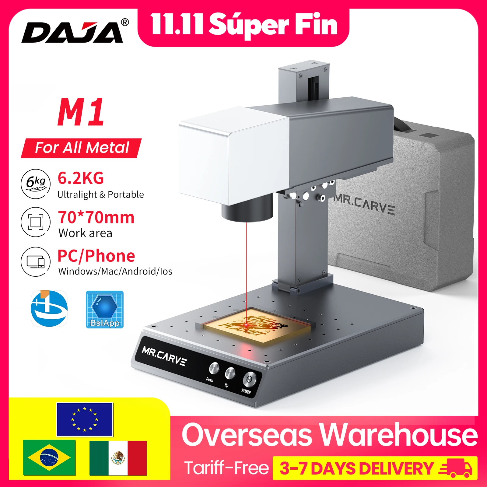 DAJA M1 Pro Fiber Laser Engraver: The Real-World Performance of a Portable Computer Laser Machine for Metal and Plastic Marking