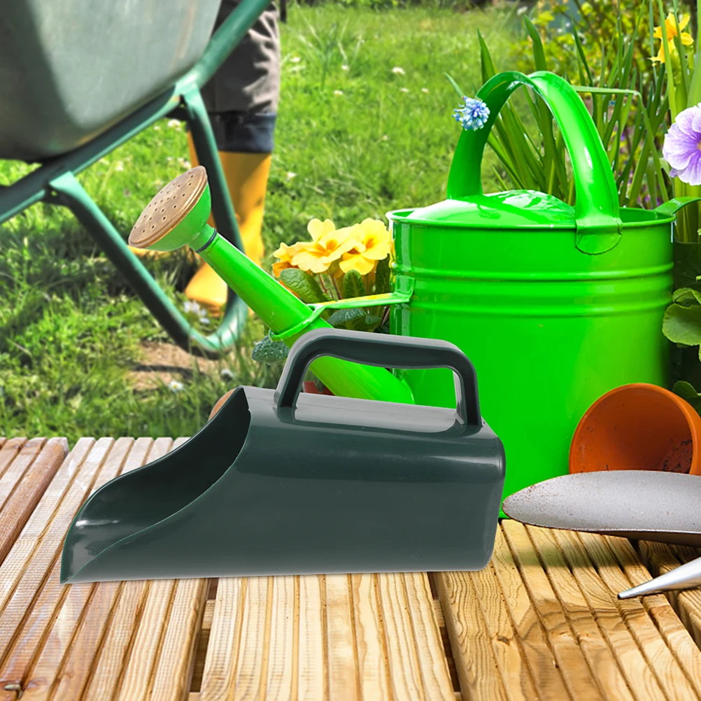 

2Pcs Multi-Functional Garden Shovel Soil Scoop Plastic Hand Tool for Bonsai Flower Plants Gardening Lightweight Portable