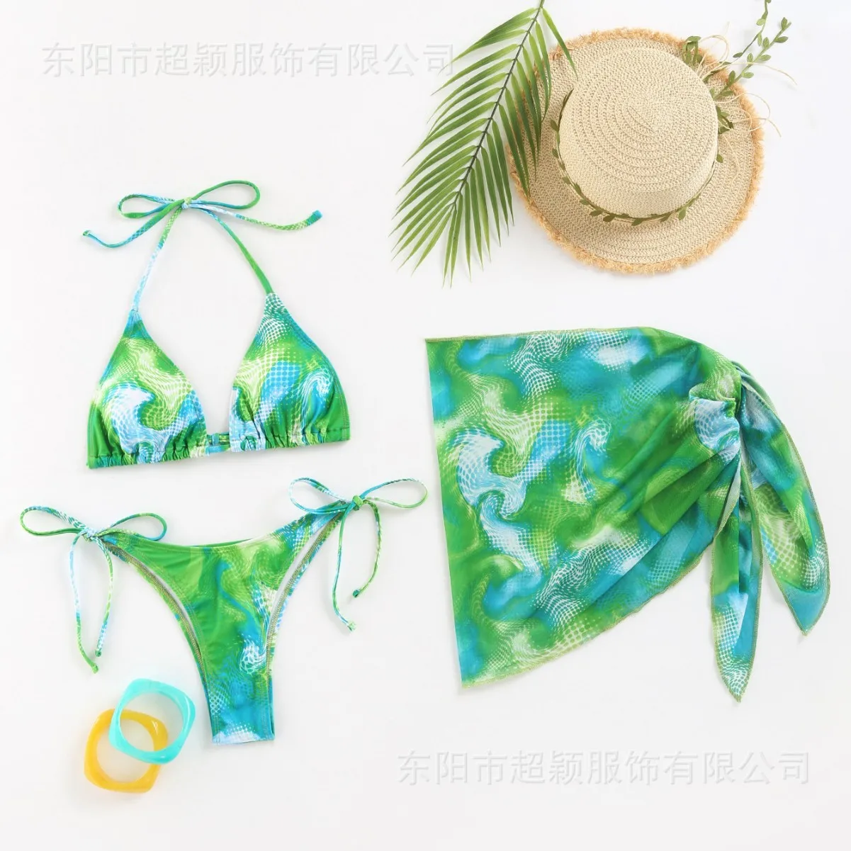 

Bikini specializes in split bikini three-piece sexy swimsuit for women 2025 new models