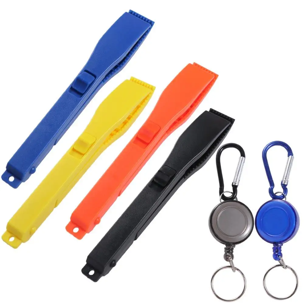 Belt Clip Portable Fishing Tools Key Chain Holder Fishing Supplies Fishing Tongs Fishing Pliers Gripper Switch Lock Gear Pince