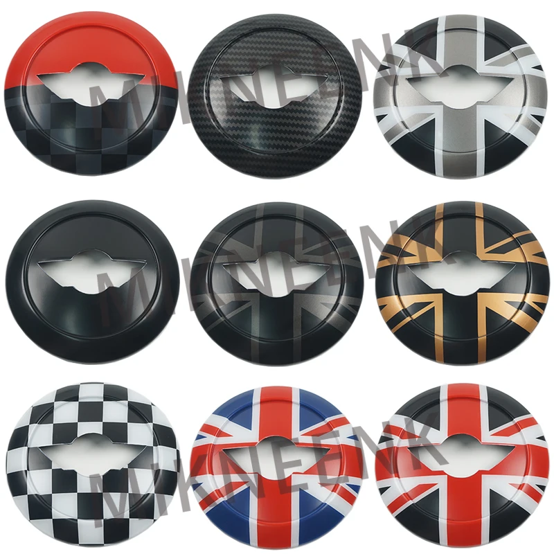 For MINI Cooper R50 R52 R53 Car Steering Wheel Center Panel Car Sticker Car-Styling Interior Trim Auto Accessories