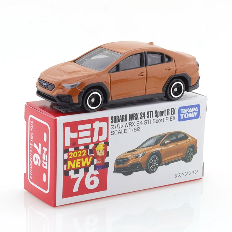 

Takara Tomy Tomica No.76 Subaru WRX S4 STI Sport R EX 1/62 Diecast Automotive Model Ornaments Cas Toys Gift Decorations