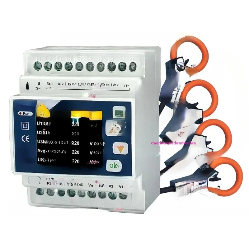 Supports Customized Guided Rail Meter Me231 Directly Supports Rogowski Coil Current Transformers Without Roche Coils
