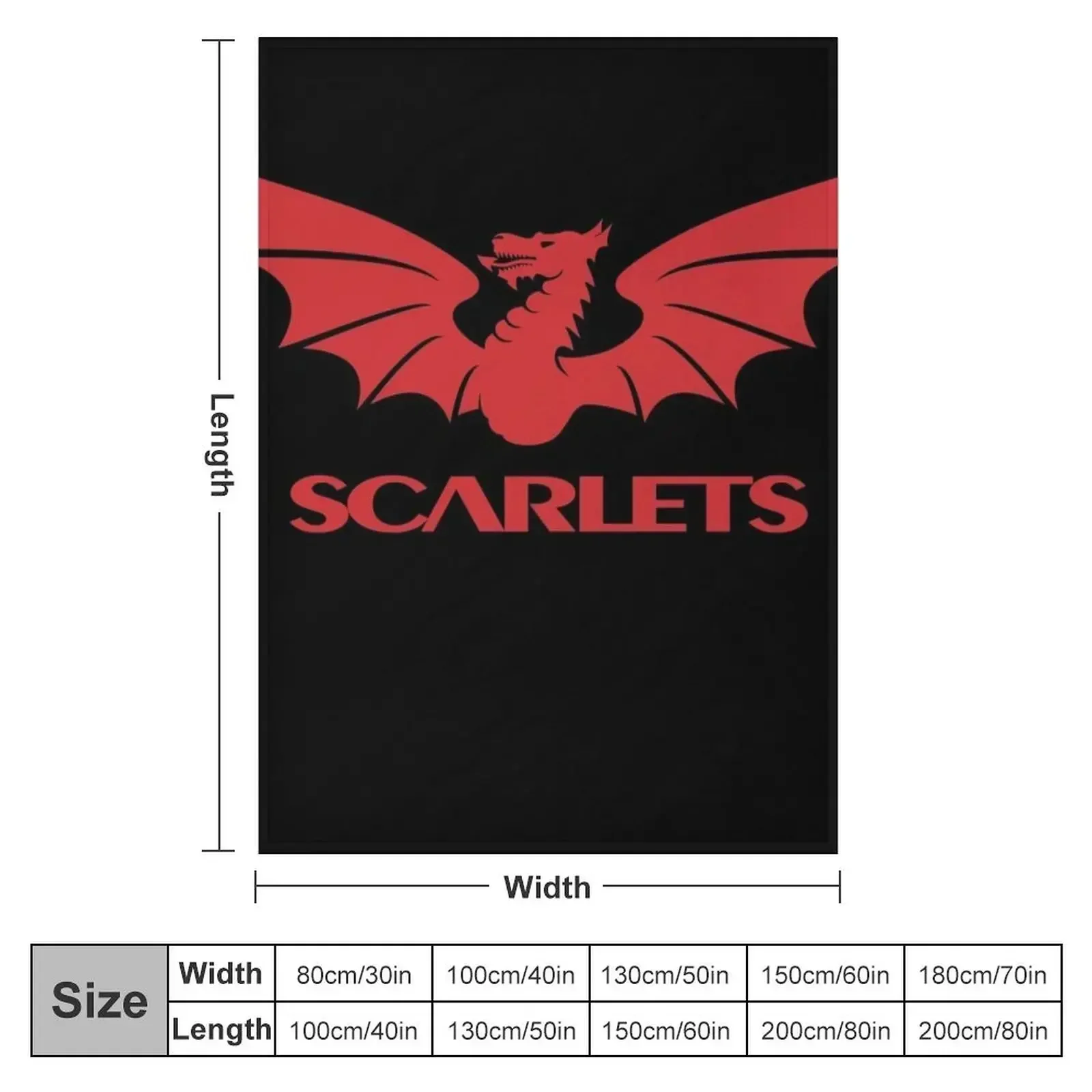 scarlets rugby Throw Blanket christmas decoration Weighted Blankets For Bed Extra Large Throw Quilt Plaid Blankets