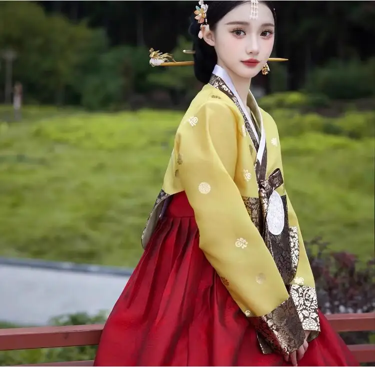 

Korean Ancient Costume Traditional Hanfu Women's Court Dress Improvement Korean Dance Costume