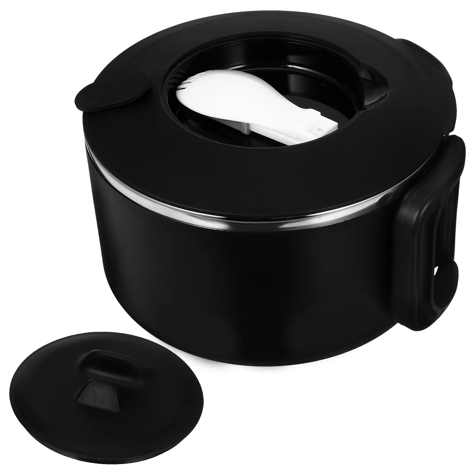 

Large Capacity Round Noodle Bowl Portable Leak Proof Lunch Box Food Container Bento Case for Picnic Office Hiking