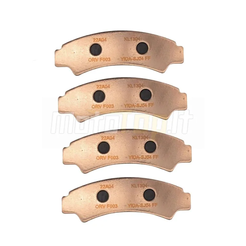 4PCS FRONT BRAKE PAD(COPPER-BASED SINTERED) FOR SEGWAY SNARLER AT6 L/S T3B/E5 FUGLEMAN UT6 UT10 AT10L AT10WL VILLAIN SX10 DIFF