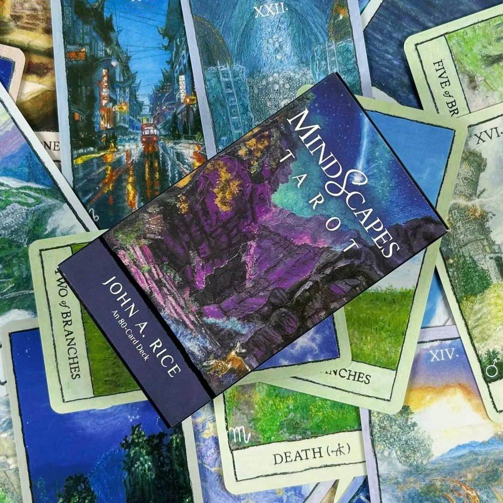 Jeu de cartes de tarot Mindscapes, 80 cartes, Oracle, édition anglaise, Visions, divination, jeux de société, cartes de prédiction du futur