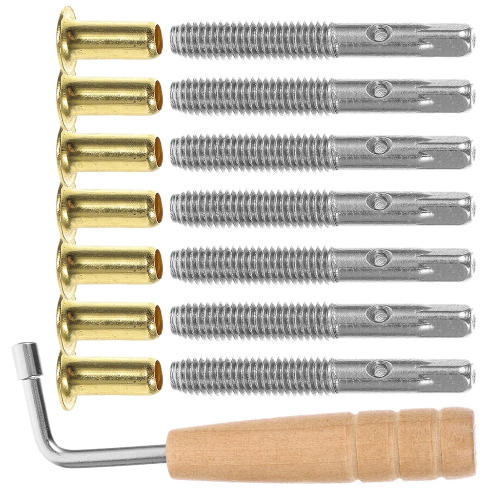 

Lea String Set Harp Lyre Acoustic Bridge Pins Wrench Tuning Pegs for Musical Instruments