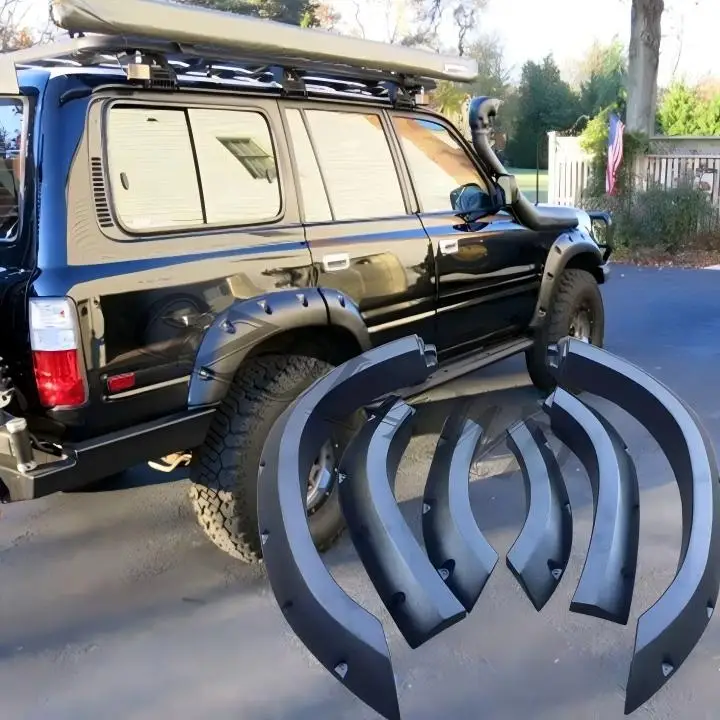 

Расширители колесных арок (фендеры) в стиле Nut Style для Land Cruiser LC80 FJ80 80 Series Wide Body