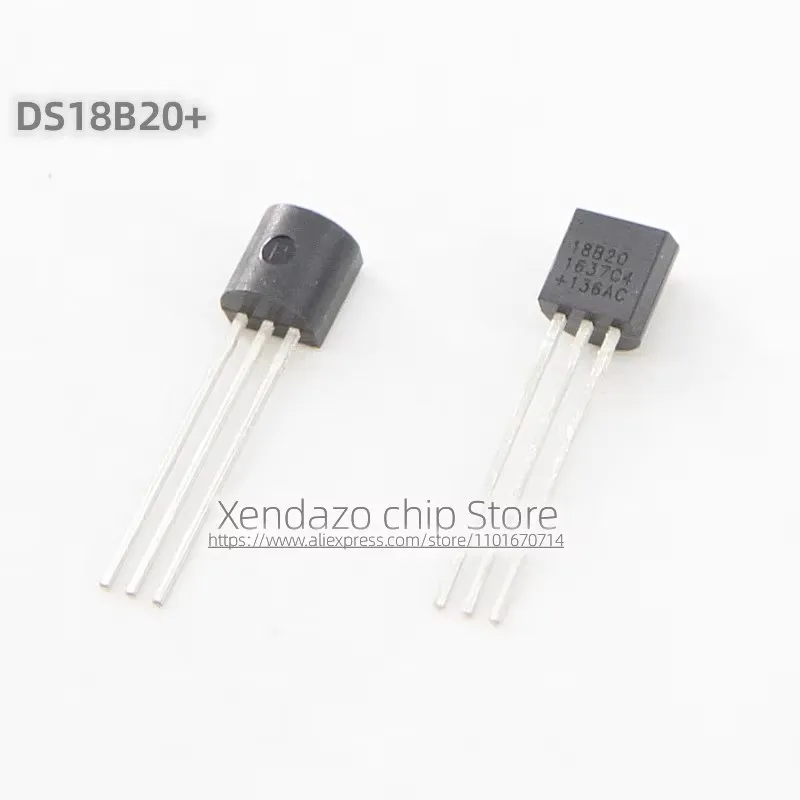 10pcs/lot DS18B20+ DS18B20 18B20 TO-92 package Original genuine Temperature sensor chip