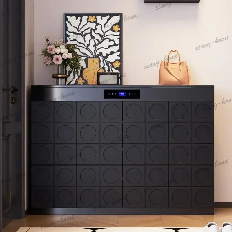 FG Enclosed Strong Shoe Cabinet Wood Design Large Modern Luxury Shoe Rack Organizer Storage Universal Sapateira Lounge Furniture