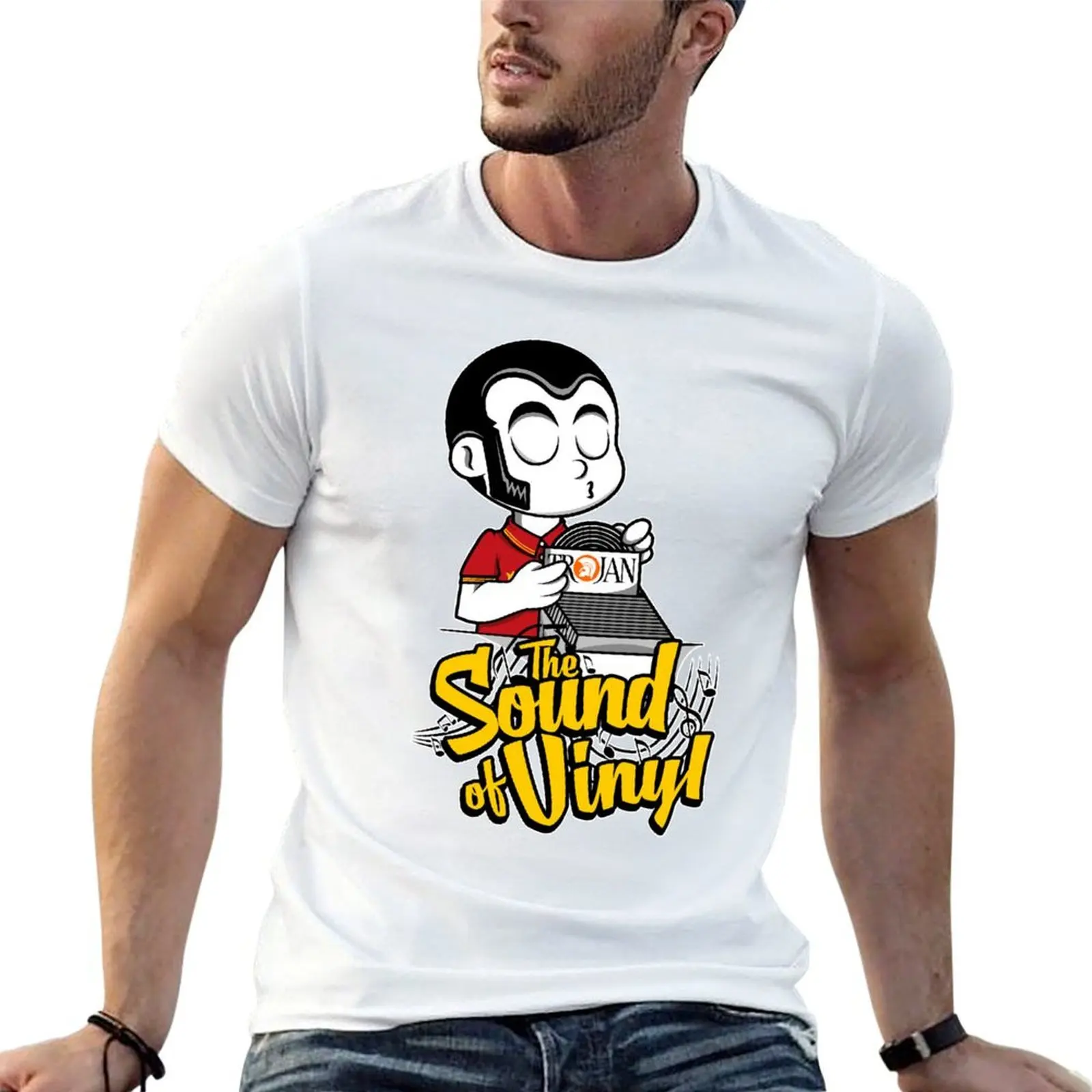 

Reveal The Secret Trojan Records Gifts For Music Fan T-Shirt t shirt man designer man t shirts for men casual T-Shirt