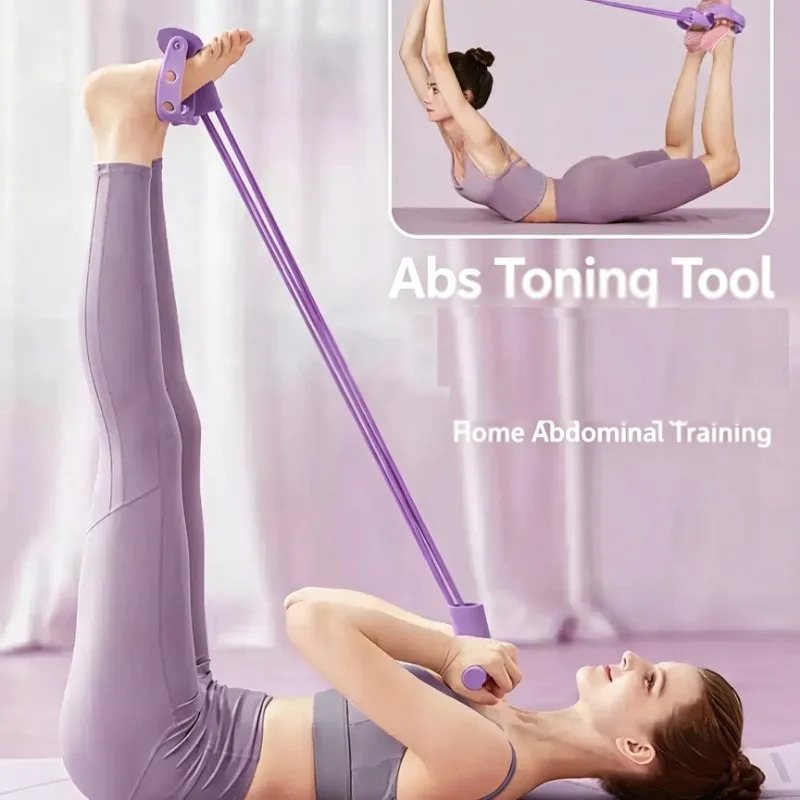 AgiliQ Fitness Equipment Home Gym Workout Resistance Band Lat Pulldown Crunch Sling Hip Thrust Gym Strap Exercises Home Training