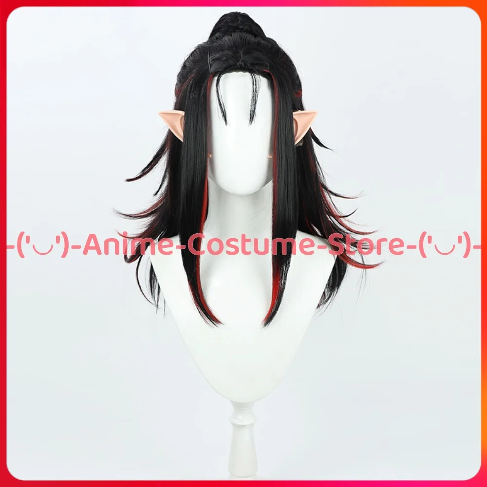 NIJISANJI VTuber Vox Akuma Passionate Old Man Demon Neues Outfit Cosplay Perücke Anime Charakter Halloween Karneval Party Kostüm Perücken