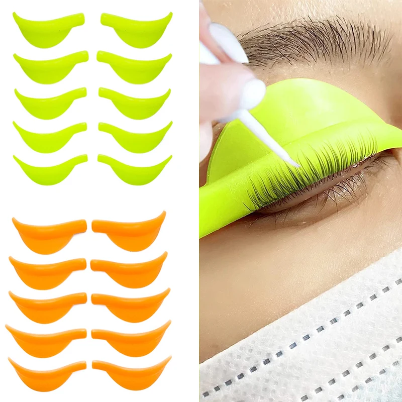 5 Pair Eyelash Lifting Kit Silicone Pad Eye Lash Perm Pads Lifting Lashes Rods  3D Eyelash Curler Accessories Applicator Tools