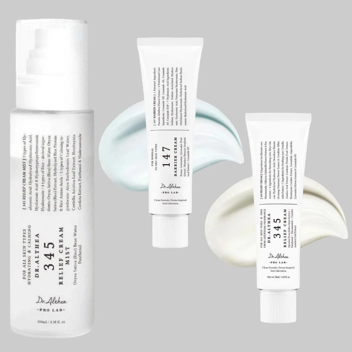 

Dr. Althea 147 Face Skin Barrier Repair Cream 345 Relief Cream Mist Vitamin C Skin Brightening Essence Korean Original Skincare