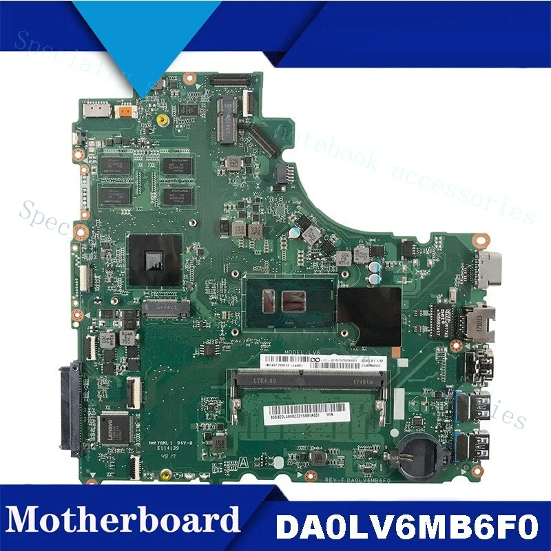 

A+ Tested OK For Lenovo V310-14ISK V310-15ISK E42-80 E52-80 Motherboard DA0LV6MB6F0