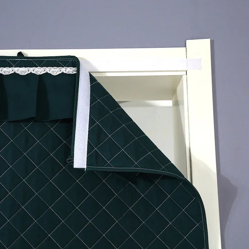 Winter Warm Cotton Door Curtain Sound Insulation Cold-Proof Bedroom Partition Thick Curtain Household Warmth Preservation