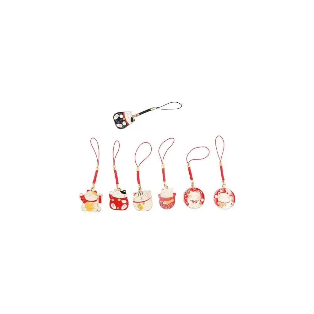 

Guofeng Tag Pendant Anti-drop Nafu Lucky Cat Phone Pendant Fortune Cat Keychain Mobile Phone Straps Mobile Phone Lanyard