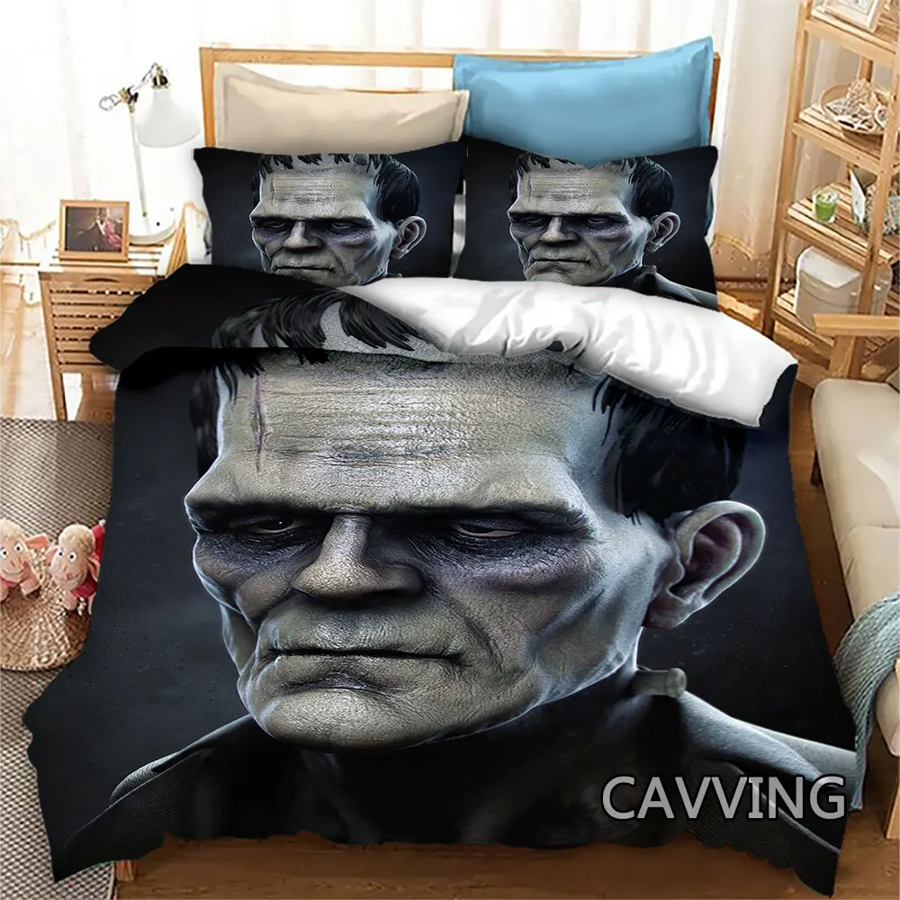 Frankenstein  3D Printed Bedding Set Duvet Covers & Pillow Cases Comforter Quilt Cover (US/EU/AU Sizes) Home Textile   H02