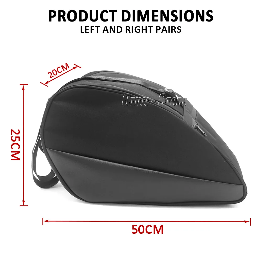 

FOR BMW K1600B K 1600 B K1600GA K1600 Grand America Motorcycle Accessories Black Side Luggage Bags Saddle lining Bags