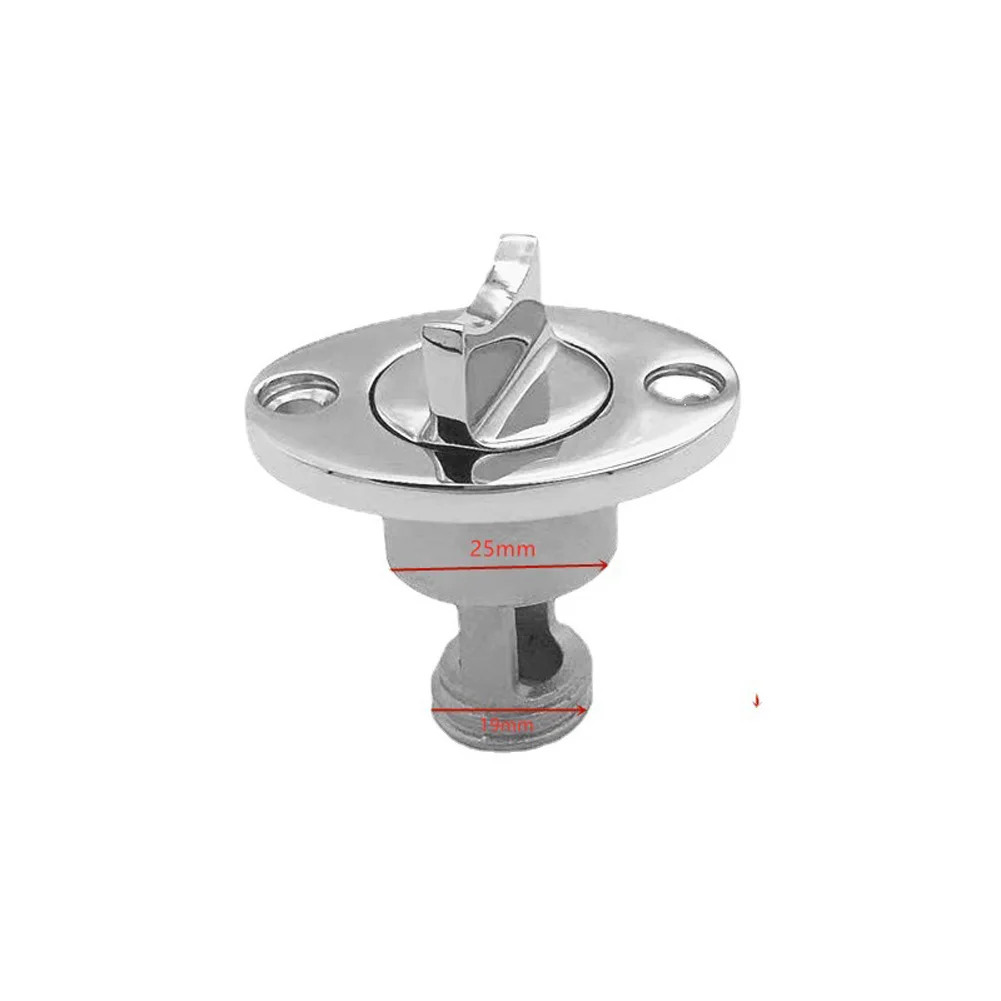 Drain Plug, Heavy Duty 316 Stainless Steel Boat Marine Garboard with Silicone Seal Pad, Boat Transoms Garboard Drain Plug