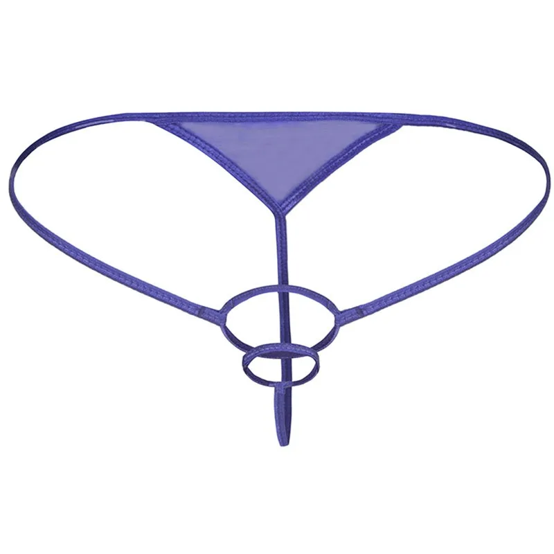 Sexy Men G-string with Penis Hole Loop Bikini Brief  Revealing JJ Lingerie Panties Gay Pouch Crotchless Underwear T-back Thong