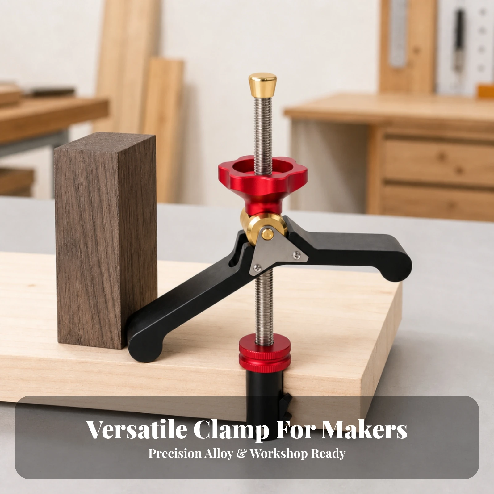 Hold-down Clamp Adjustable Tabletop Clamp Hardware Quick Release Heavy Duty for Woodworkers, Workbench, Routing