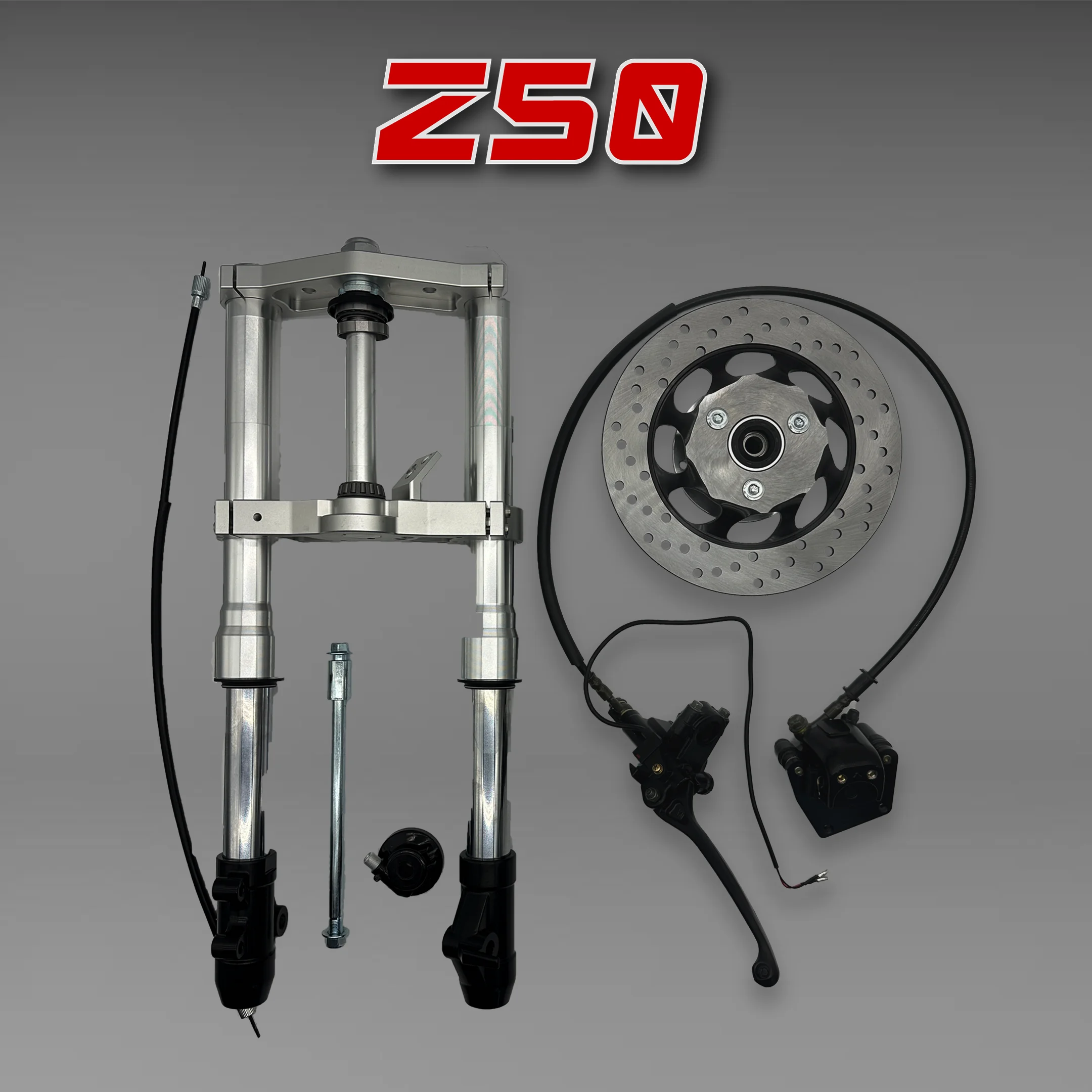 

Z50 Front Fork Kit Front Fork with Shock Absorber and Brake Disc for Monkey Z50