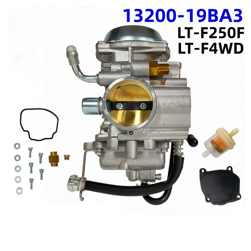 Fits Suzuki 4WD 250 LT-F250F LT-F4WD 1990-1996 Carburetor Replacement Parts Compatible - LTF250 Carburetor 13200-19BA3 1320