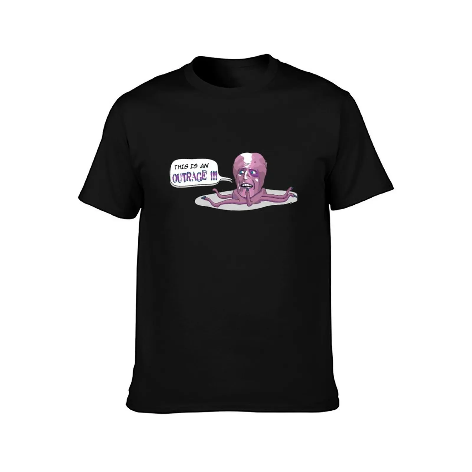 The Mighty Boosh -This Is An Outrage T-Shirt Summer Casual Cotton Tee Oversized Streetwear Tops Vintage Graphic Print